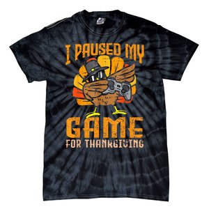 Happy Thanksgiving Dabbing Gamer Turkey Tie-Dye T-Shirt