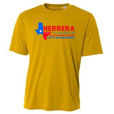 Herrera Tx District 23 LetS Go Brandon 2024 Quote Cooling Performance Crew T-Shirt