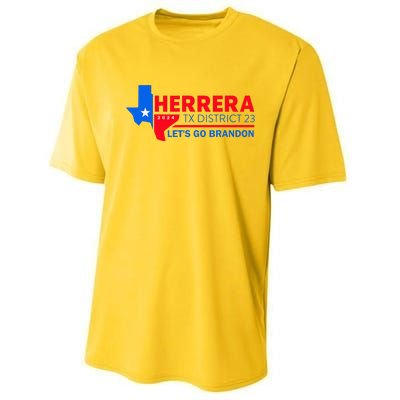 Herrera Tx District 23 LetS Go Brandon 2024 Quote Performance Sprint T-Shirt