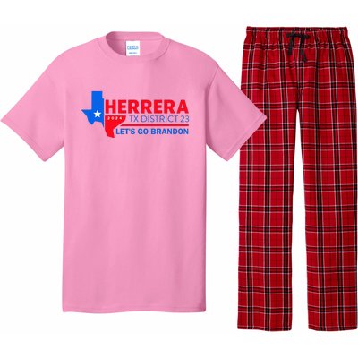 Herrera Tx District 23 LetS Go Brandon 2024 Quote Pajama Set