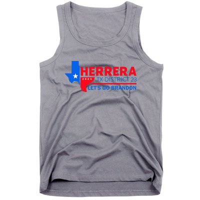 Herrera Tx District 23 LetS Go Brandon 2024 Quote Tank Top