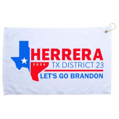 Herrera Tx District 23 LetS Go Brandon 2024 Quote Grommeted Golf Towel