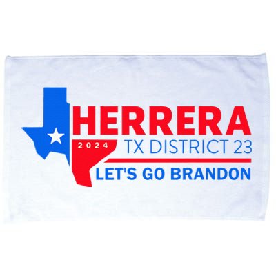 Herrera Tx District 23 LetS Go Brandon 2024 Quote Microfiber Hand Towel