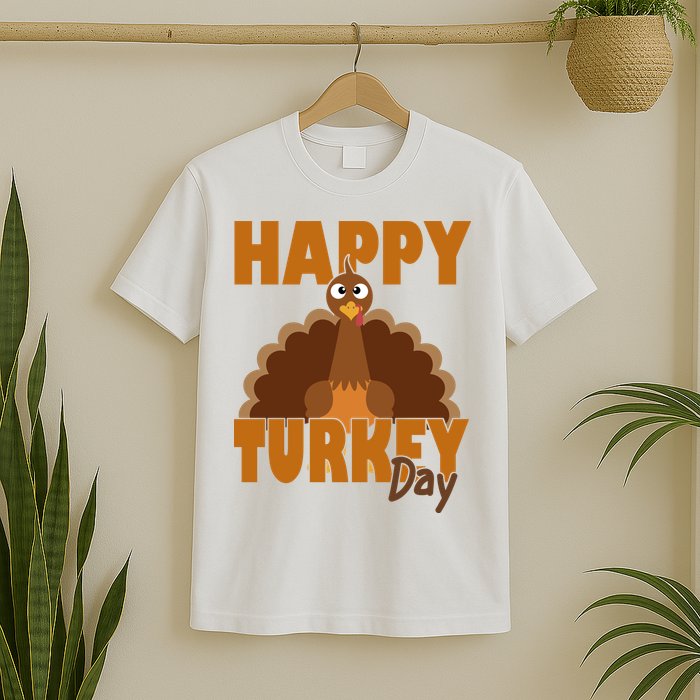 Happy Turkey Day Thanksgiving Holiday T-Shirt