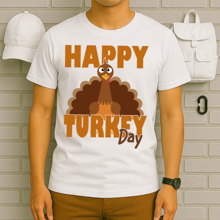 Happy Turkey Day Thanksgiving Holiday T-Shirt