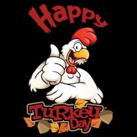 Happy Turkey Day Flexfit Unipanel Trucker Cap