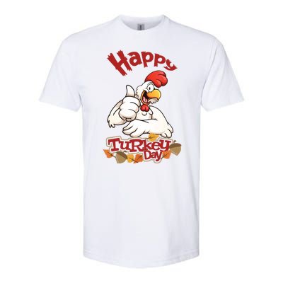 Happy Turkey Day Softstyle® CVC T-Shirt