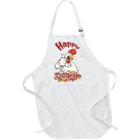 Happy Turkey Day Full-Length Apron With Pockets