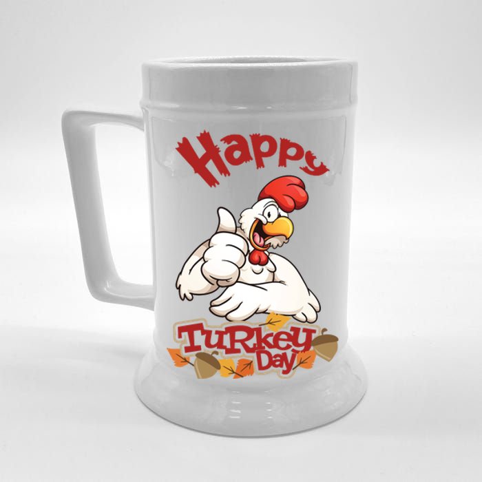 Happy Turkey Day Beer Stein