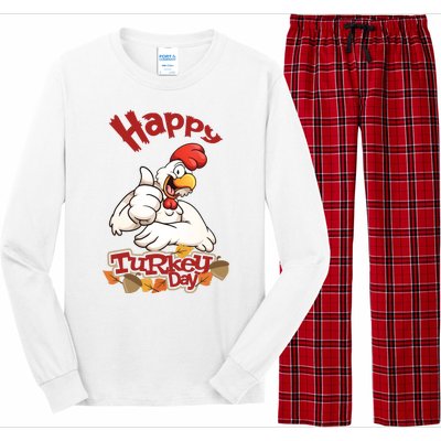 Happy Turkey Day Long Sleeve Pajama Set