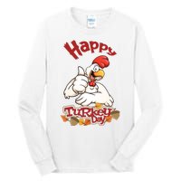 Happy Turkey Day Tall Long Sleeve T-Shirt