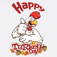 Happy Turkey Day Youth Performance Sprint T-Shirt