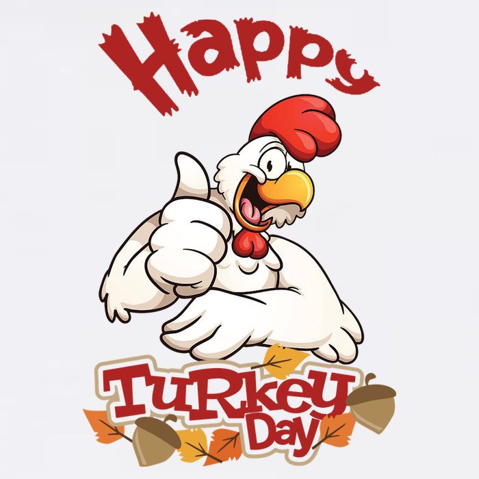 Happy Turkey Day Youth Performance Sprint T-Shirt
