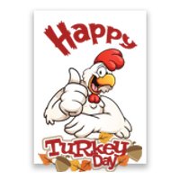 Happy Turkey Day Poster