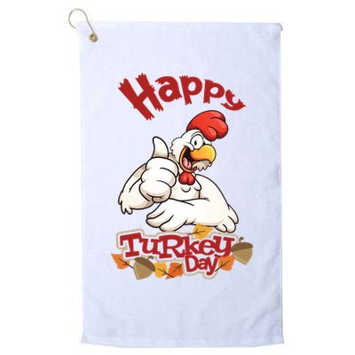 Happy Turkey Day Golf Towel