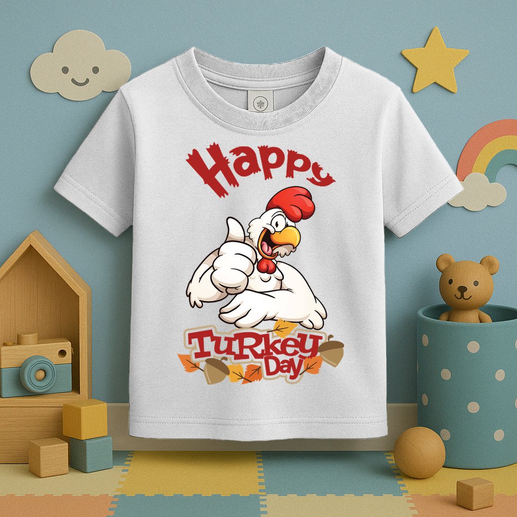 Happy Turkey Day Toddler T-Shirt