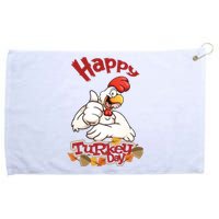 Happy Turkey Day Grommeted Golf Towel