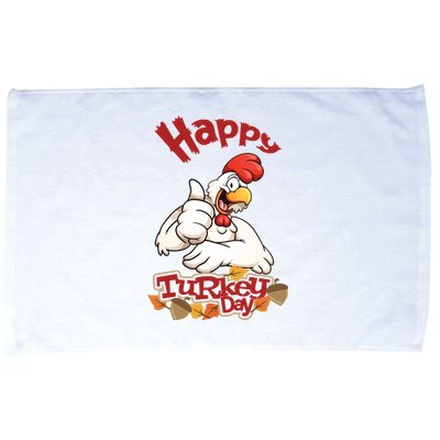 Happy Turkey Day Microfiber Hand Towel