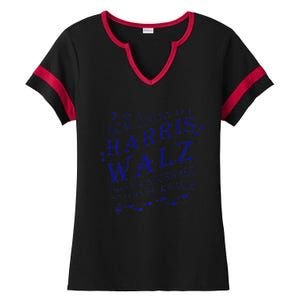 How To Do The Harriswalz Premium Ladies Halftime Notch Neck Tee