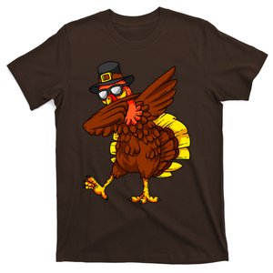 Happy Thanksgiving Dabbing Turkey Day Pilgrim T-Shirt