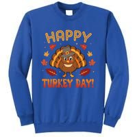 Happy Turkey Day 2024 Autumn Fall Thanksgiving Family Gift Sweatshirt