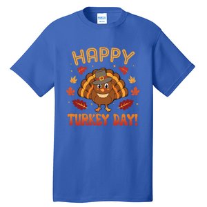 Happy Turkey Day 2024 Autumn Fall Thanksgiving Family Gift Tall T-Shirt