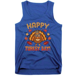 Happy Turkey Day 2024 Autumn Fall Thanksgiving Family Gift Tank Top