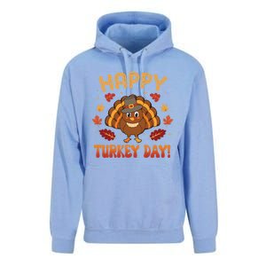 Happy Turkey Day 2024 Autumn Fall Thanksgiving Family Gift Unisex Surf Hoodie