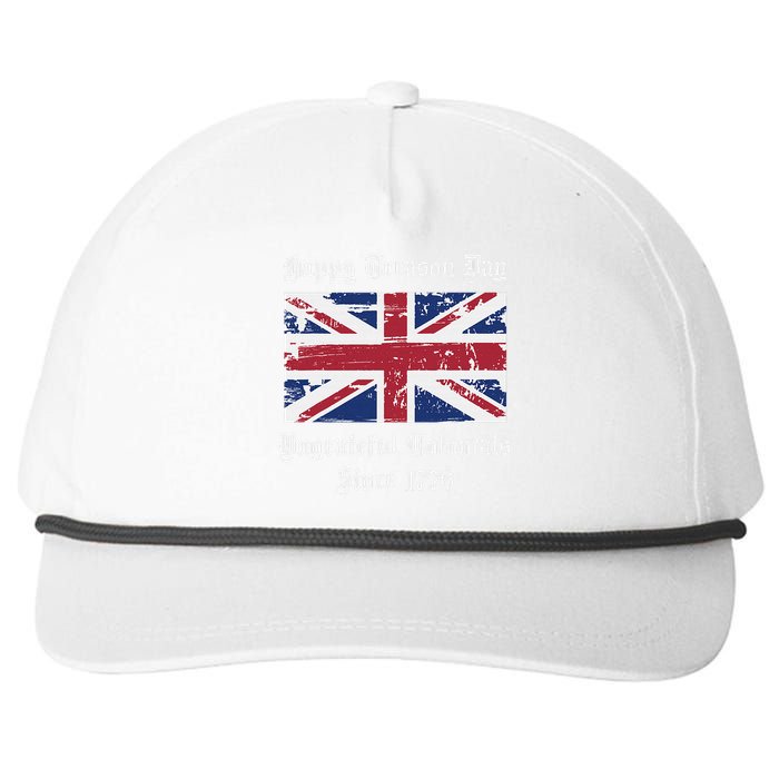 Happy Treason Day Ungrateful Colonials Snapback Five-Panel Rope Hat