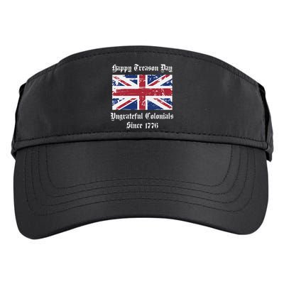 Happy Treason Day Ungrateful Colonials Adult Drive Performance Visor