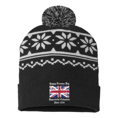 Happy Treason Day Ungrateful Colonials USA-Made Snowflake Beanie