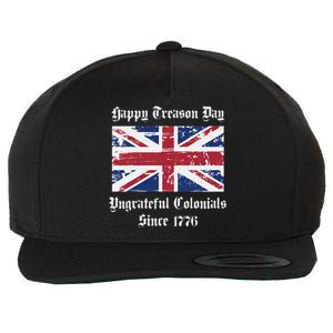 Happy Treason Day Ungrateful Colonials Wool Snapback Cap