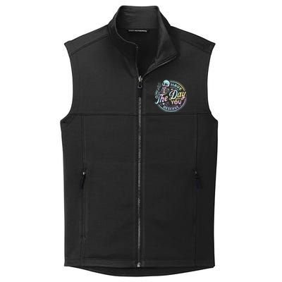 Have The Day You Deserve Tye Dye Collective Smooth Fleece Vest