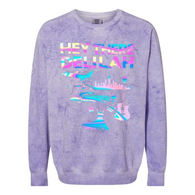 Hey There Delilah Colorblast Crewneck Sweatshirt