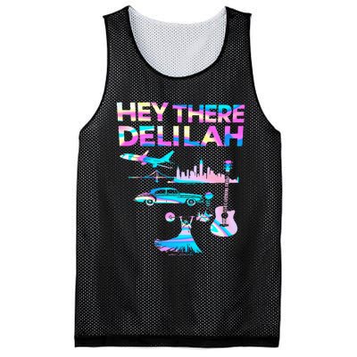 Hey There Delilah Mesh Reversible Basketball Jersey Tank