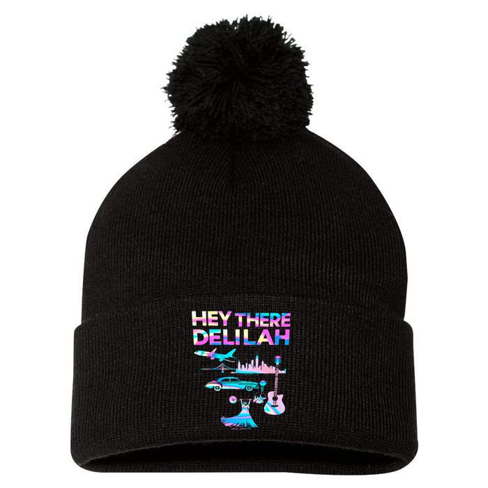 Hey There Delilah Pom Pom 12in Knit Beanie