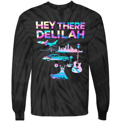 Hey There Delilah Tie-Dye Long Sleeve Shirt