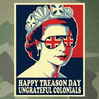 Happy Treason Day 4th Of July British Colonials Flag Legacy Tie Dye Trucker Hat
