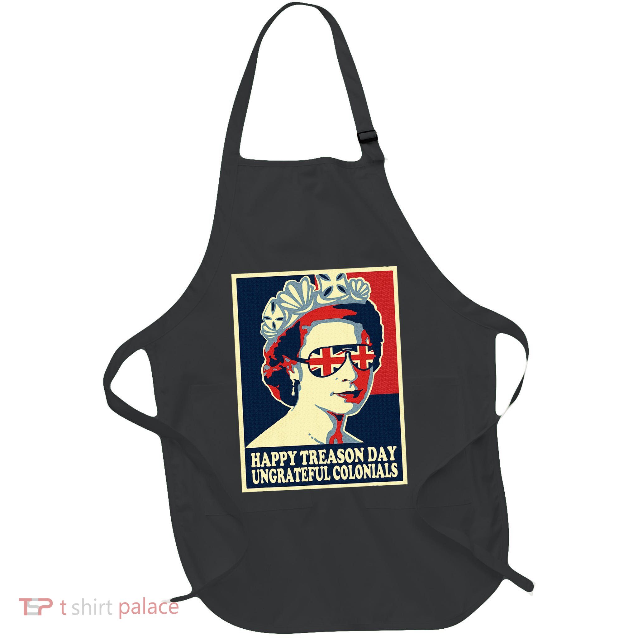 Happy Treason Day 4th Of July British Colonials Flag Apron