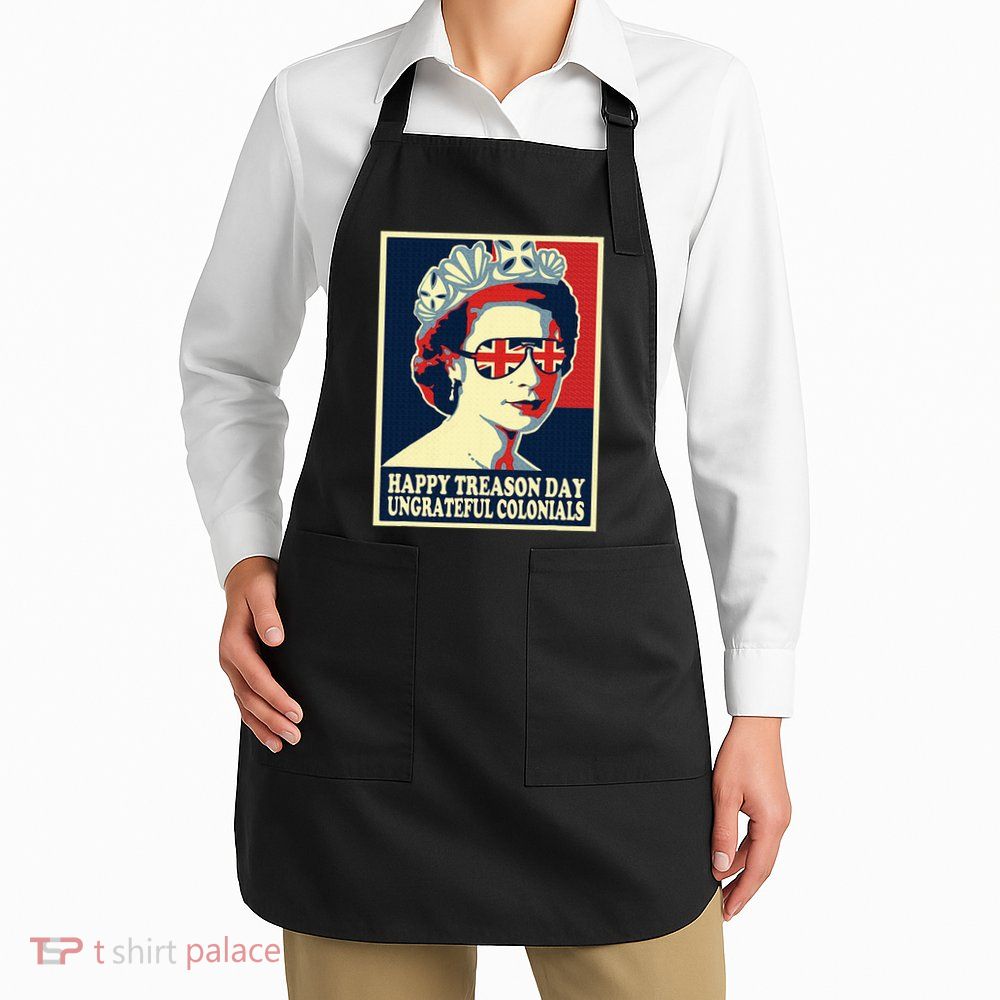 Happy Treason Day 4th Of July British Colonials Flag Apron