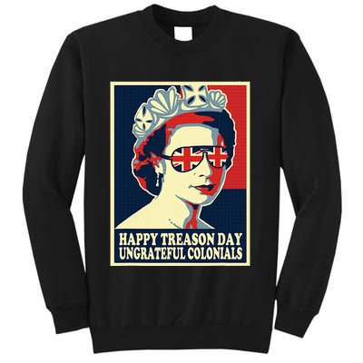 Happy Treason Day 4th Of July British Colonials Flag Sweatshirt