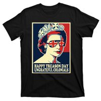 Happy Treason Day 4th Of July British Colonials Flag T-Shirt