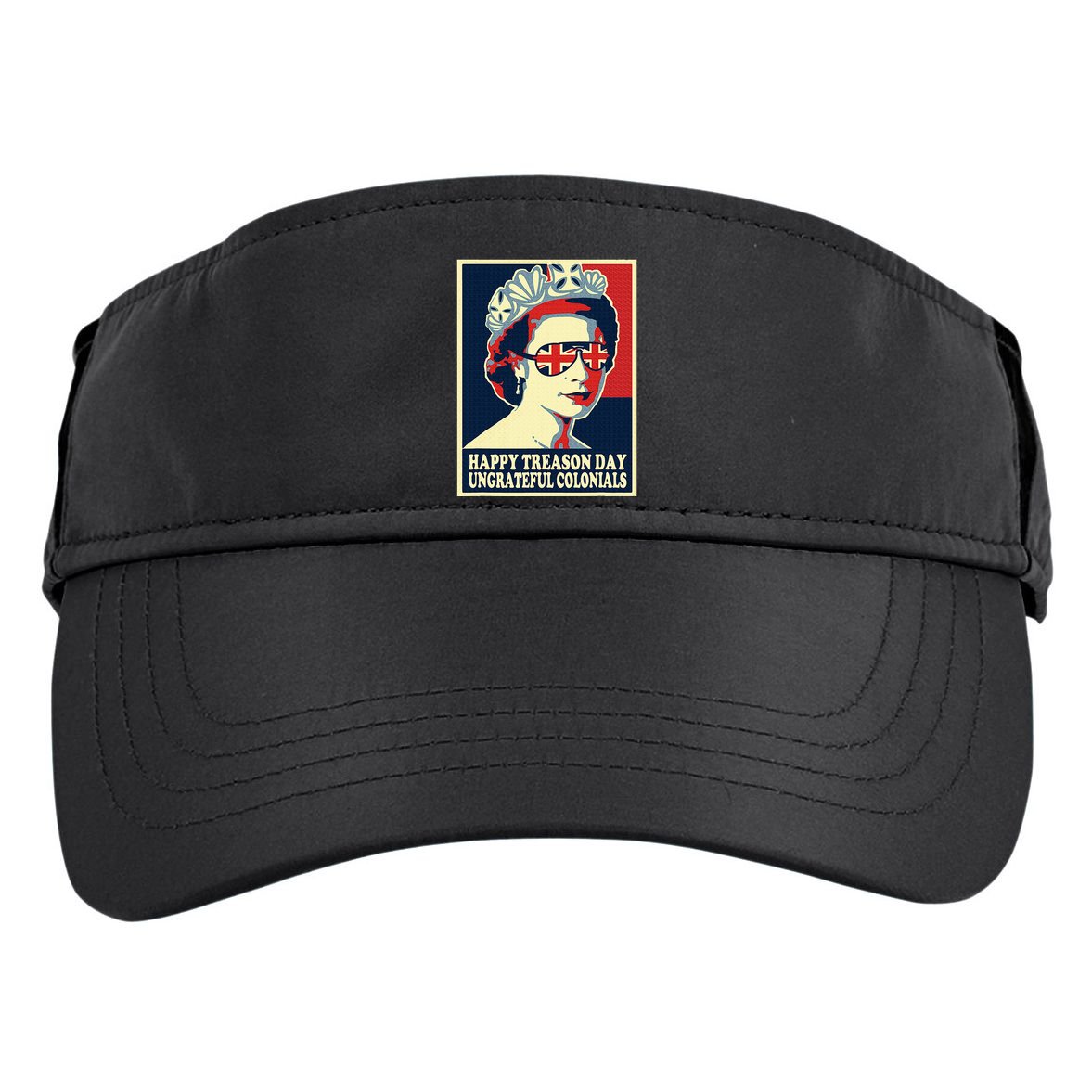 Happy Treason Day 4th Of July British Colonials Flag Adult Drive Performance Visor