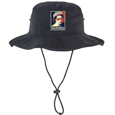 Happy Treason Day 4th Of July British Colonials Flag Bucket Hat