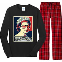 Happy Treason Day 4th Of July British Colonials Flag Long Sleeve Pajama Set