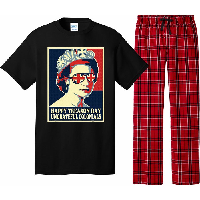 Happy Treason Day 4th Of July British Colonials Flag Pajama Set