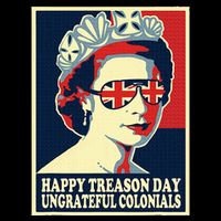 Happy Treason Day 4th Of July British Colonials Flag 16 in Basic Backpack