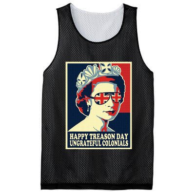 Happy Treason Day 4th Of July British Colonials Flag Mesh Reversible Basketball Jersey Tank