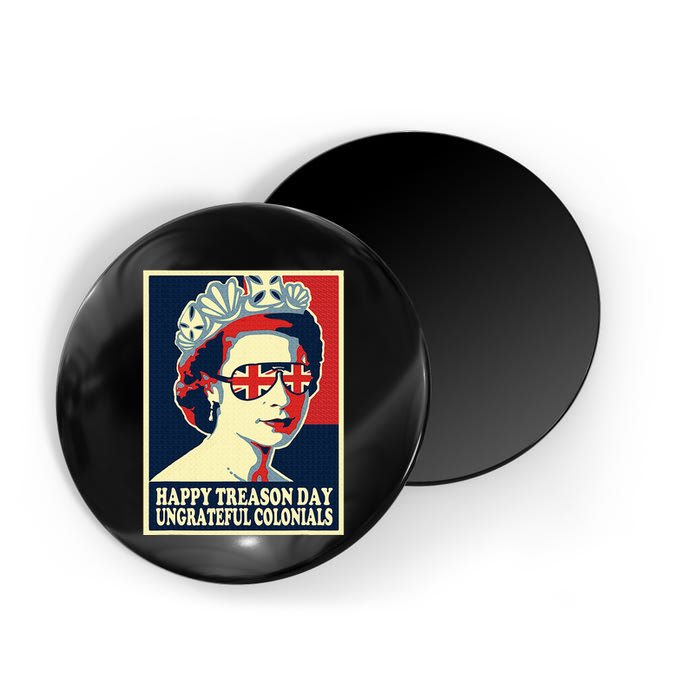 Happy Treason Day 4th Of July British Colonials Flag Magnet