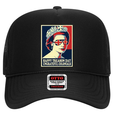 Happy Treason Day 4th Of July British Colonials Flag Trucker Hat